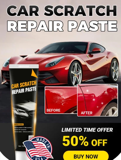 🔥Car Scratch Repair Paste– Easy Application, Quick Drying & Invisible Finish