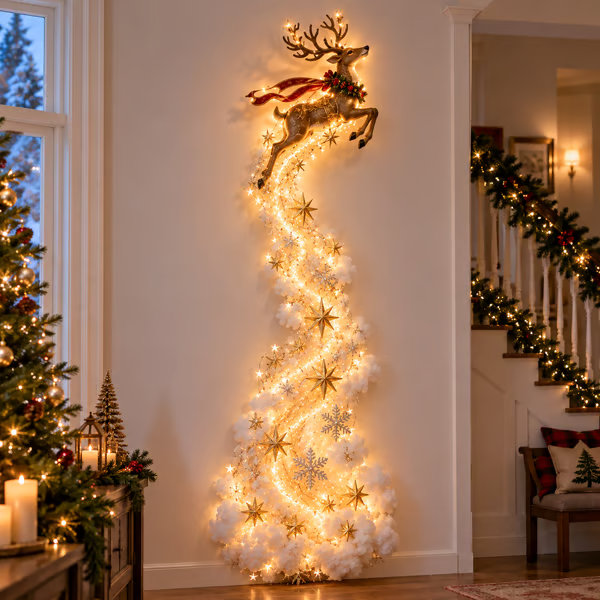 ✨ Christmas Magic Trail Wall Light - A Little Christmas Magic, Right on Your Wall-Festivesl