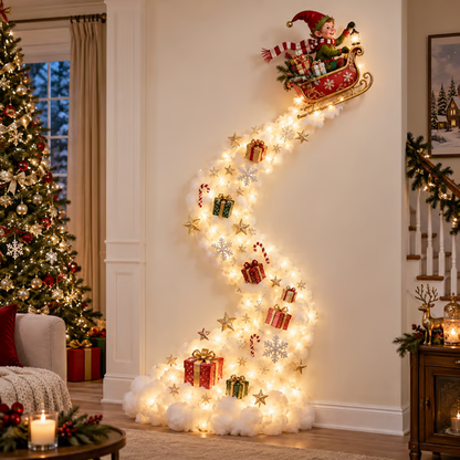✨ Christmas Magic Trail Wall Light - A Little Christmas Magic, Right on Your Wall-Festivesl
