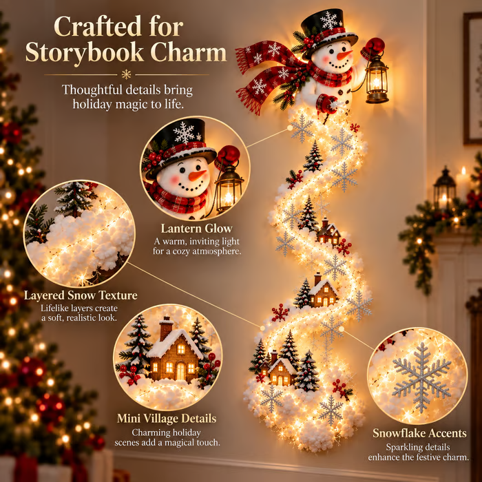 ✨ Christmas Magic Trail Wall Light - A Little Christmas Magic, Right on Your Wall-Festivesl